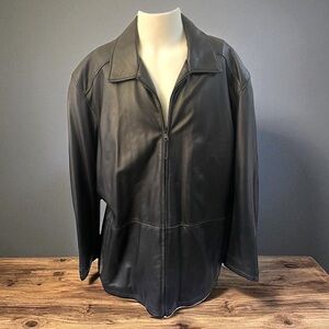 MARC NEW YORK ANDREW MARC LAMB LEATHER JACKET SIZE XL